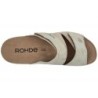 Rohde Damen Pantolette Rivella Natur 5729-14 Schuhe