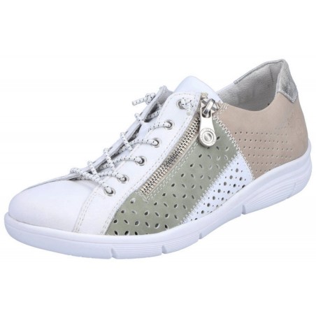 Rieker Damen Sneaker Weiß L7465-91 Schuhe