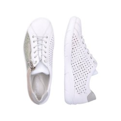 Rieker Damen Sneaker Weiß L7465-91 Schuhe