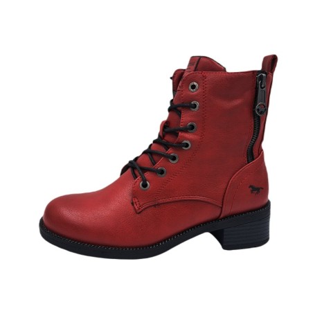 Mustang Stiefelette Rot 1402-502-5 Schuhe