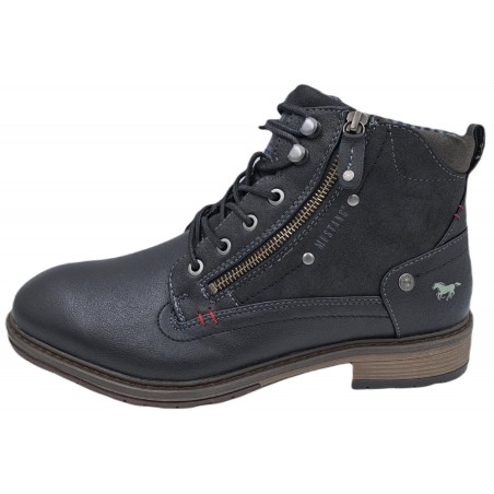 Mustang Herren Boots Schwarz 4140-506-9 Schuhe