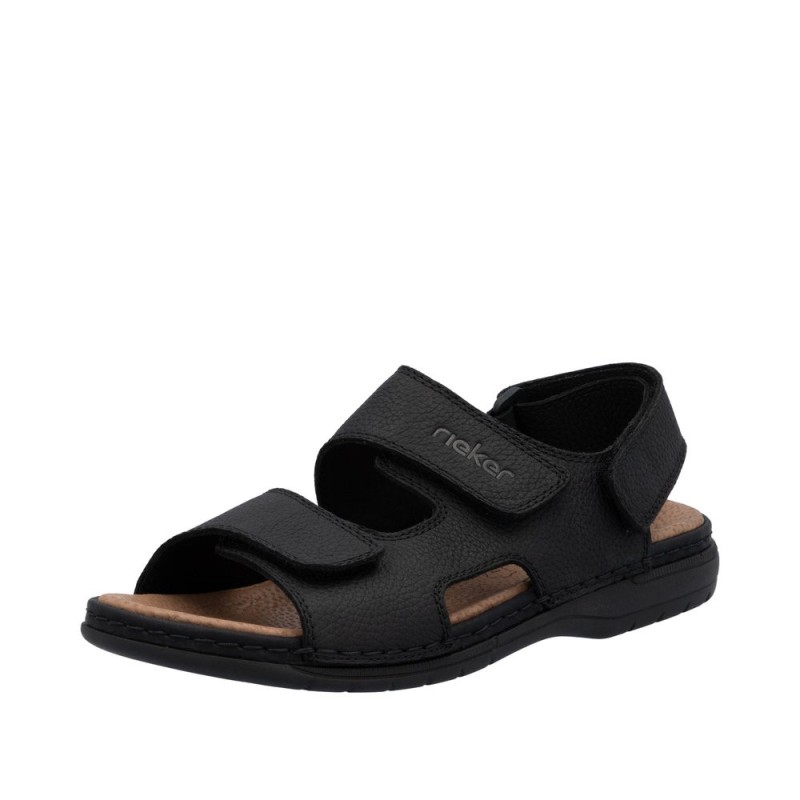 Rieker Leder Sandale 25558-01 Schuhe