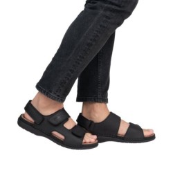 Rieker Leder Sandale 25558-01 Schuhe