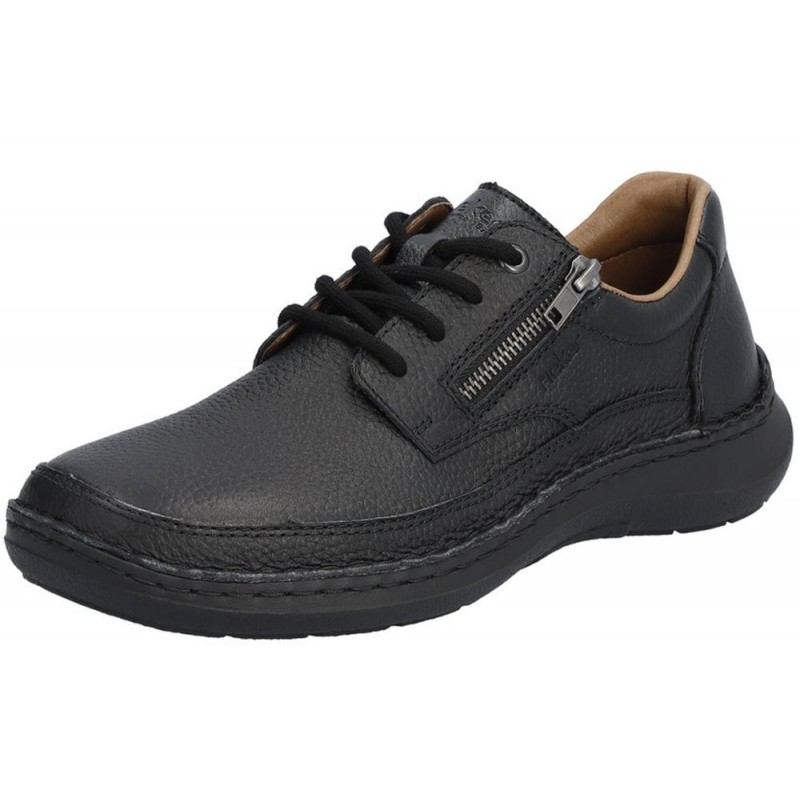 Rieker Herren Schnürschuhe Schwarz 03002-00 Schuhe