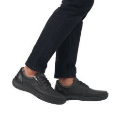 Rieker Herren Schnürschuhe Schwarz 03002-00 Schuhe