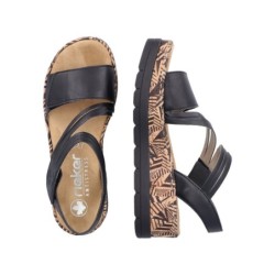 Rieker Plateau Sandale V3964-02 Schuhe