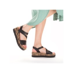 Rieker Plateau Sandale V3964-02 Schuhe