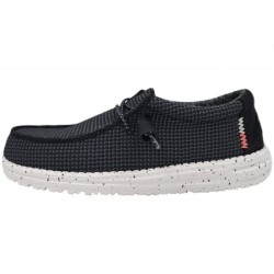 hey dude Herren Wally Sport Mesh Schwarz 40403-066 Schuhe
