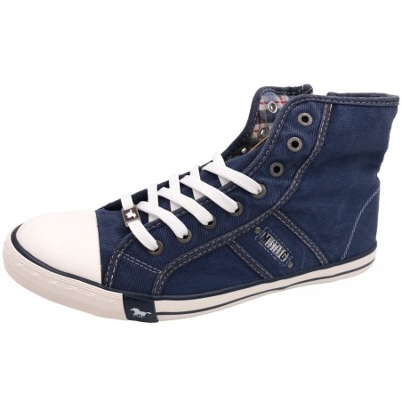 Mustang Herren Sneaker High Jeans 4058-504-841 Schuhe