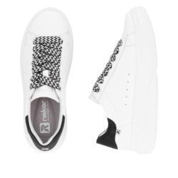 Rieker Leder Sneaker W1201-80 Schuhe