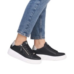 Rieker Leder Sneaker W2605-00 Schuhe