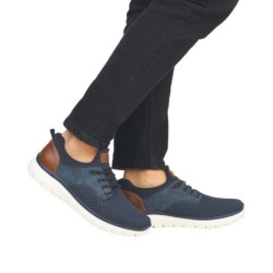 Rieker Herren Sneaker Dunkelblau B6652-14 Schuhe