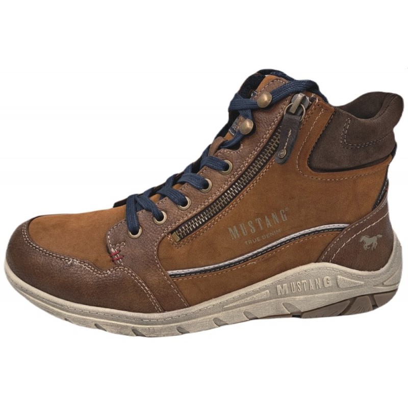 Mustang Herren Boots Kastanie Braun 4160-501-301 Schuhe