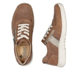 Rieker Herren Sneaker Braun 03500-24 Schuhe