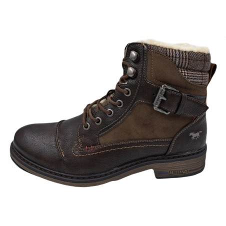 Mustang Herren Boots Dunkelbraun 4157-605-32 Schuhe
