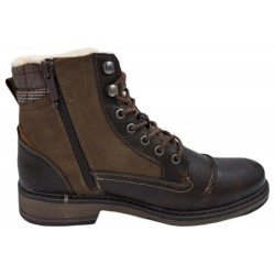 Mustang Herren Boots Dunkelbraun 4157-605-32 Schuhe