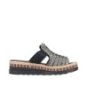Rieker Plateau Pantolette V7953-00 Schuhe