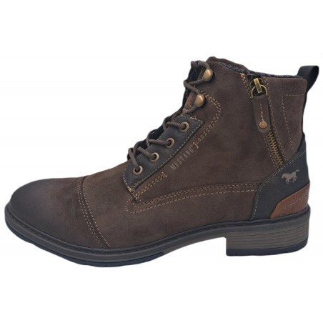 Mustang Herren Boots Dunkelbraun 4140-504-32 Schuhe