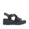Rieker Plateau Sandale 68063-00 Schuhe