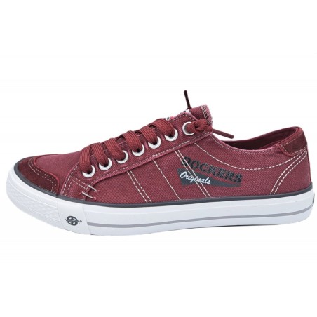 Dockers by Gerli Herren Sneaker Dunkelrot 30ST027-790-720 Schuhe