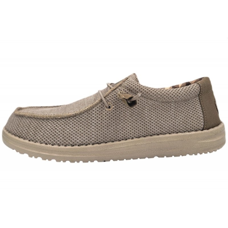 hey dude Herren Slipper Wally Sox Beige 40019-205 Schuhe
