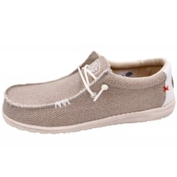 hey dude Herren Slipper Wally Offwhite 40003-1LB Schuhe