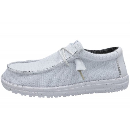 hey dude Herren Wally Sport Mesh Weiß 40403-143 Schuhe