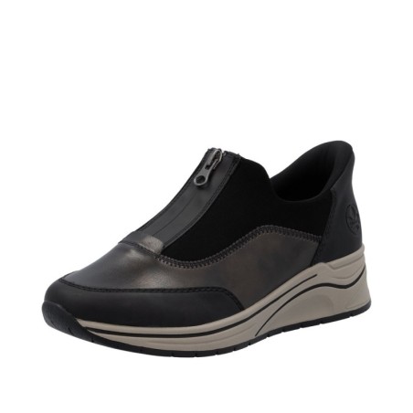Rieker Damen Slipper N9553-25 Schuhe