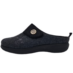 Fly Flot Damen Pantoffel Schwarz 864169 Schuhe