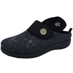 Fly Flot Damen Pantoffel Schwarz 864169 Schuhe