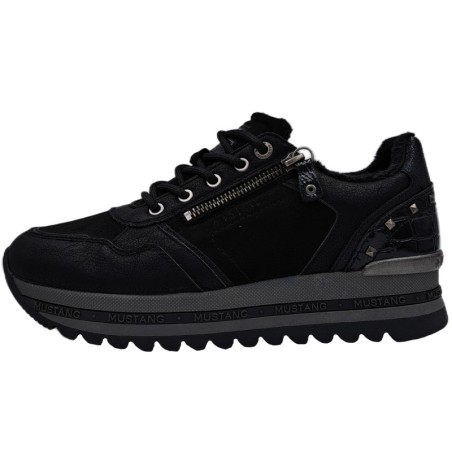 Mustang Damen Sneaker 15M0312002 black Schuhe