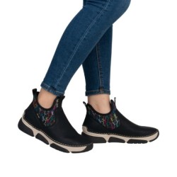 Rieker Damen Slipper 45957-00 Schuhe