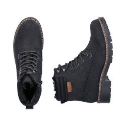 Rieker Tex Damen Winterboots Schwarz Y9125-00 Schuhe