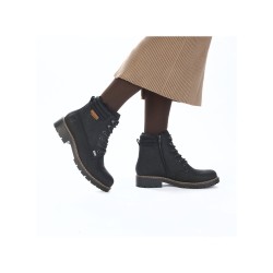 Rieker Tex Damen Winterboots Schwarz Y9125-00 Schuhe