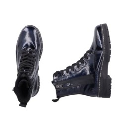 Rieker Lack Biker Boots 73821-14 Schuhe