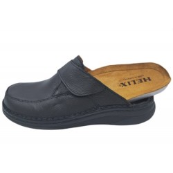 Helix Leder Pantolette Schwarz 82550-31 Schuhe