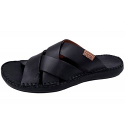 Pikolinos Herren Pantolette Schwarz 06J-0015 Black Schuhe