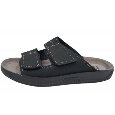Rohde Herren Leder Pantolette Soltau 1987-90 Schuhe