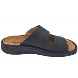 Helix Leder Pantolette Schwarz 82011-31 Schuhe