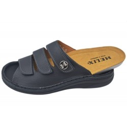 Helix Leder Pantolette Schwarz 82033-31 Schuhe