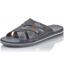 Rieker Pantolette Blau 21599-14 Schuhe