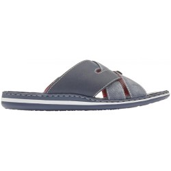 Rieker Herren Pantolette Blau 21099-15 Schuhe
