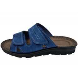 Herren Pantolette Blau 132-10-0026 Schuhe