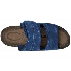 Herren Pantolette Blau 132-10-0026 Schuhe