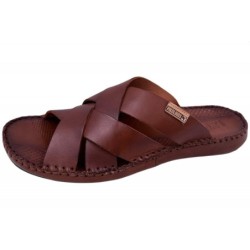Pikolinos Herren Pantolette Braun 06J-0015 Cuero Schuhe
