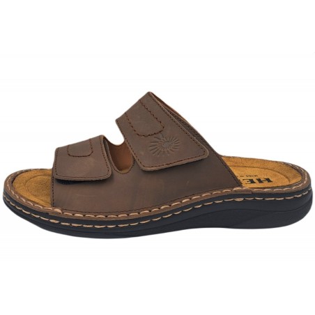 Helix Leder Pantolette Braun 82011-33 Schuhe