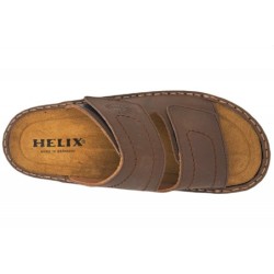Helix Leder Pantolette Braun 82011-33 Schuhe