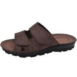 Herren Pantolette Dunkelbraun 132210006 Schuhe