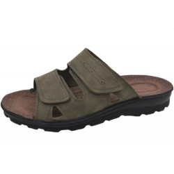 Herren Pantolette Olive Grün 132-52-0001 Schuhe