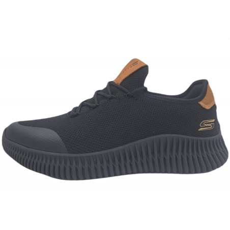 Skechers Herren Bobs Geo Schwarz  118173 BBK Schuhe